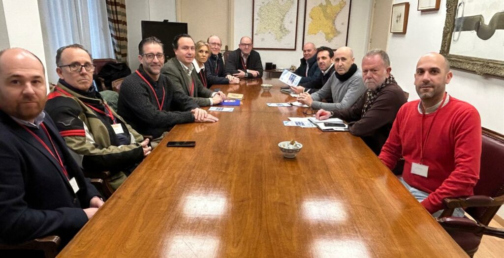 Los parques empresariales exponen a la Confederación Hidrográfica del Júcar su preocupación por el cauce del barranco del Carraixet