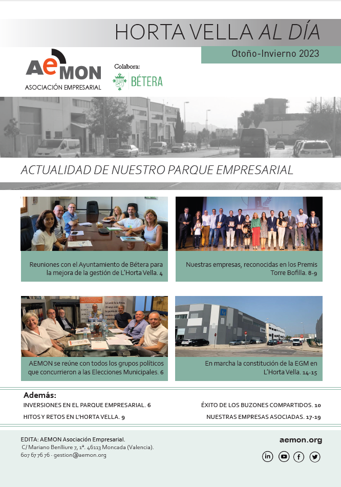 Publicación Boletín Horta Vella 2023