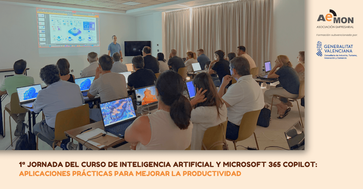 AEMON inicia la formación subvencionada en IA y Microsoft 365 Copilot para impulsar la transformación digital de las empresas