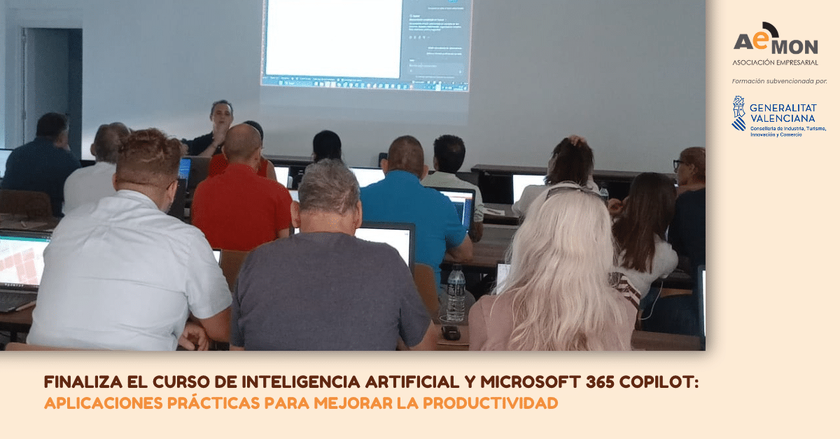 AEMON finaliza su formación en Inteligencia Artificial y Microsoft 365 Copilot para impulsar la digitalización empresarial